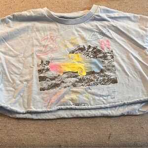 Ford Tee in Light Blue with Graphic Design